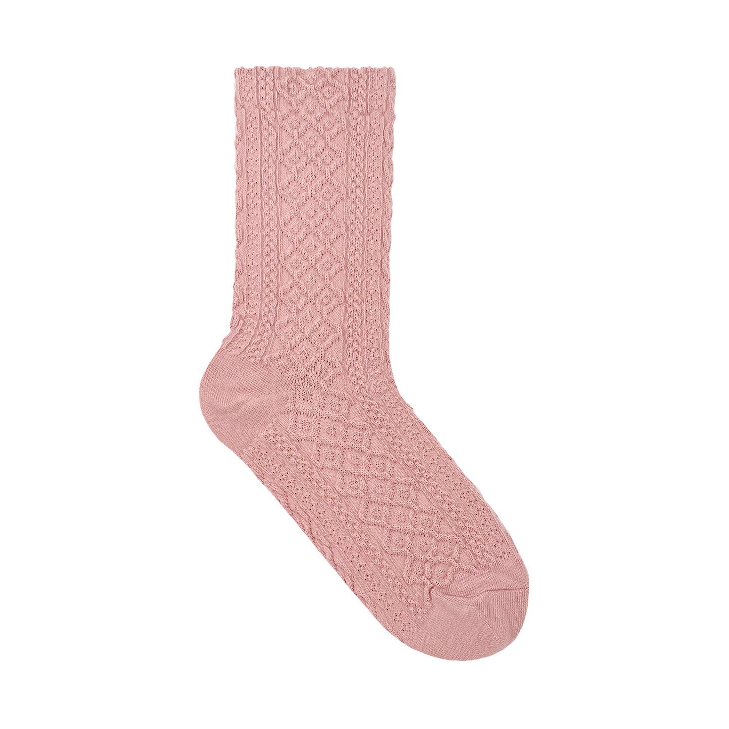 Women's Crew Waffle Twist Socks