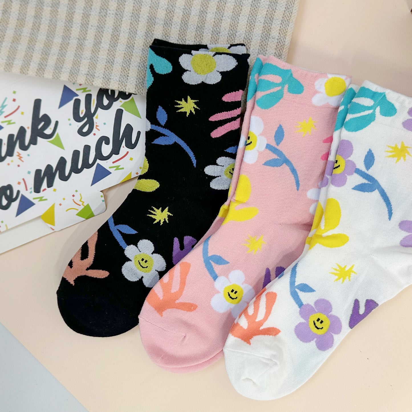 Women's Crew Matisse Smile Fleur Socks