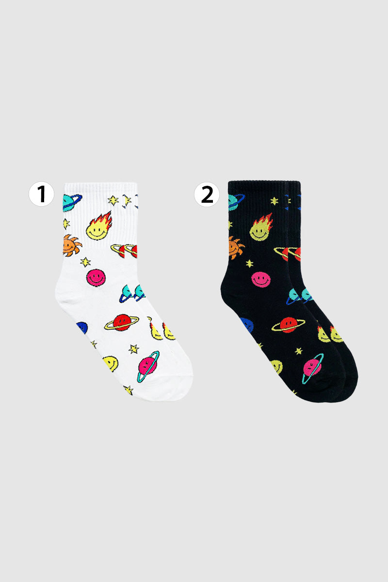 Women's Crew Smile Cosmos Socks