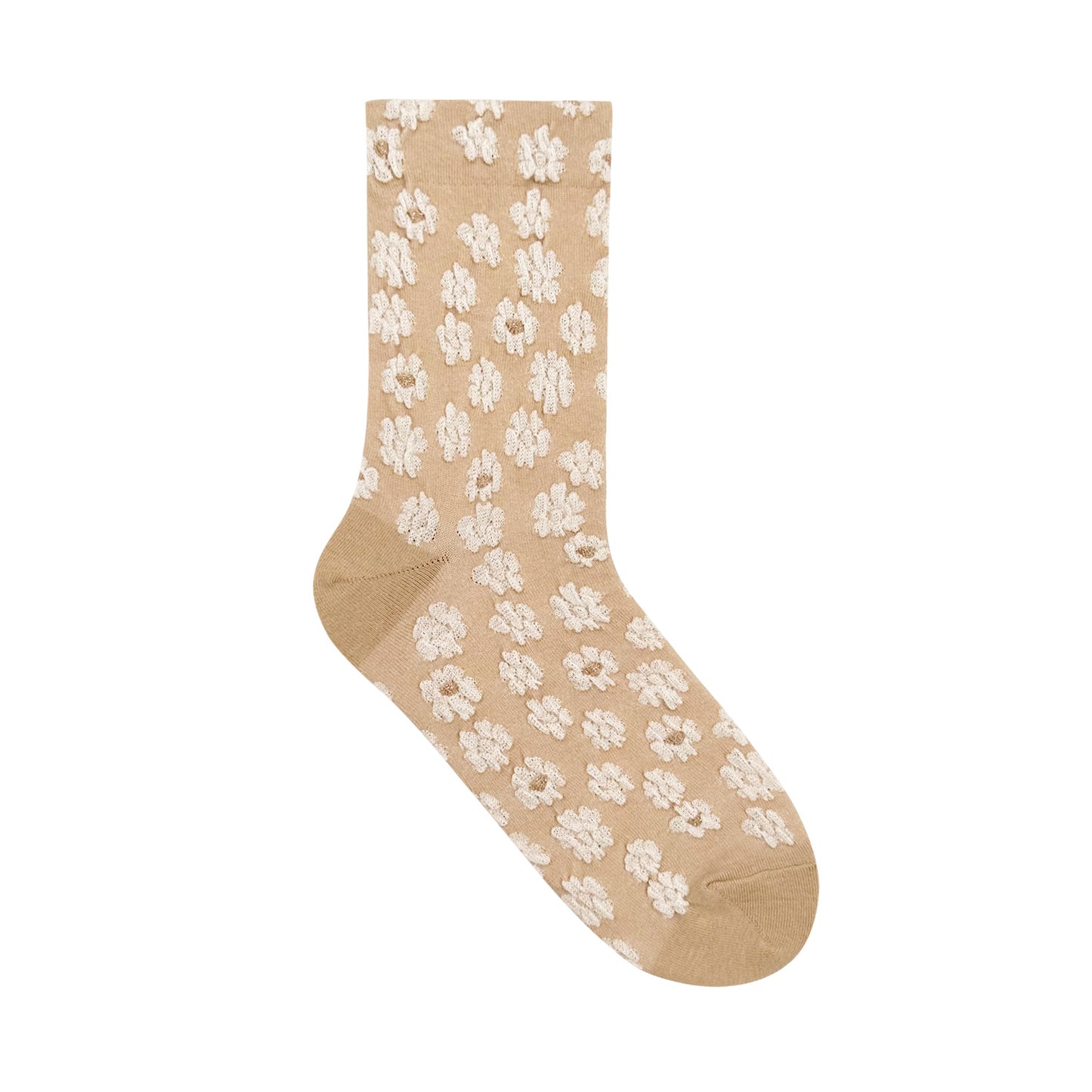Women's Crew Frill Baby Flower Socks