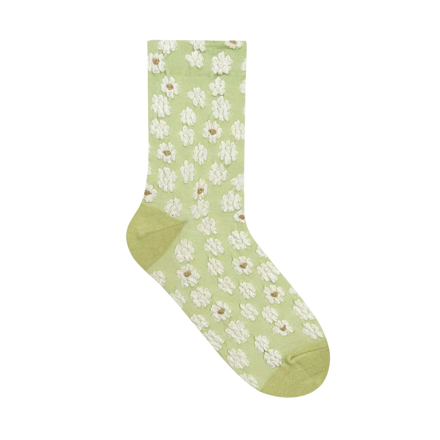 Women's Crew Frill Baby Flower Socks