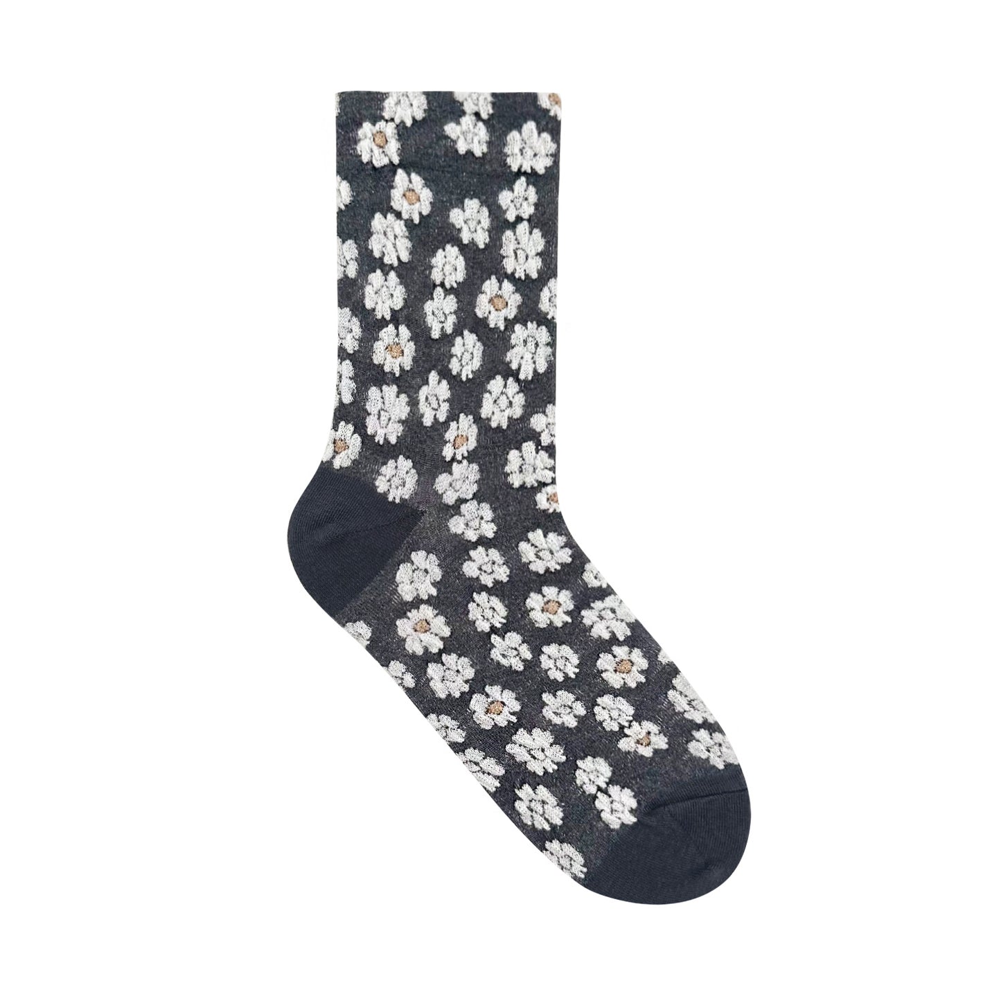 Women's Crew Frill Baby Flower Socks