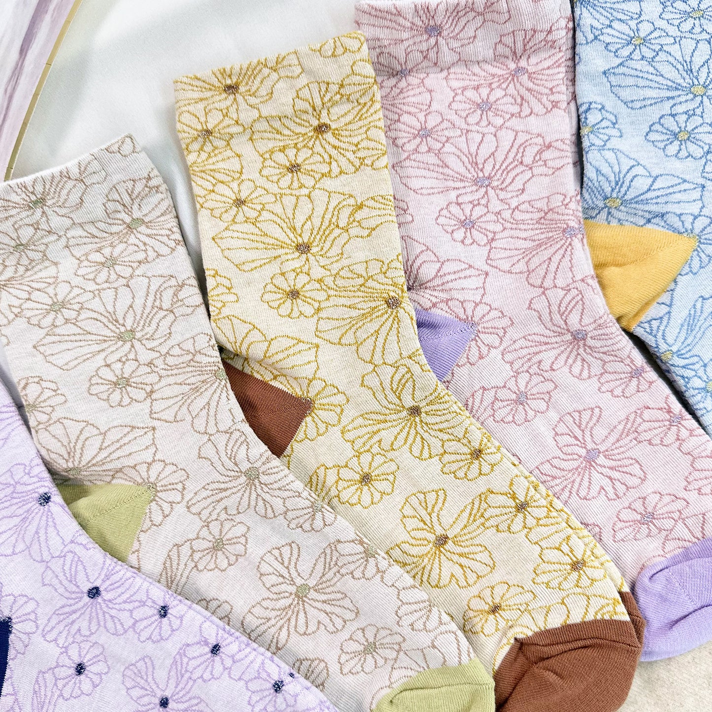 Women's Crew Florence Flower Socks