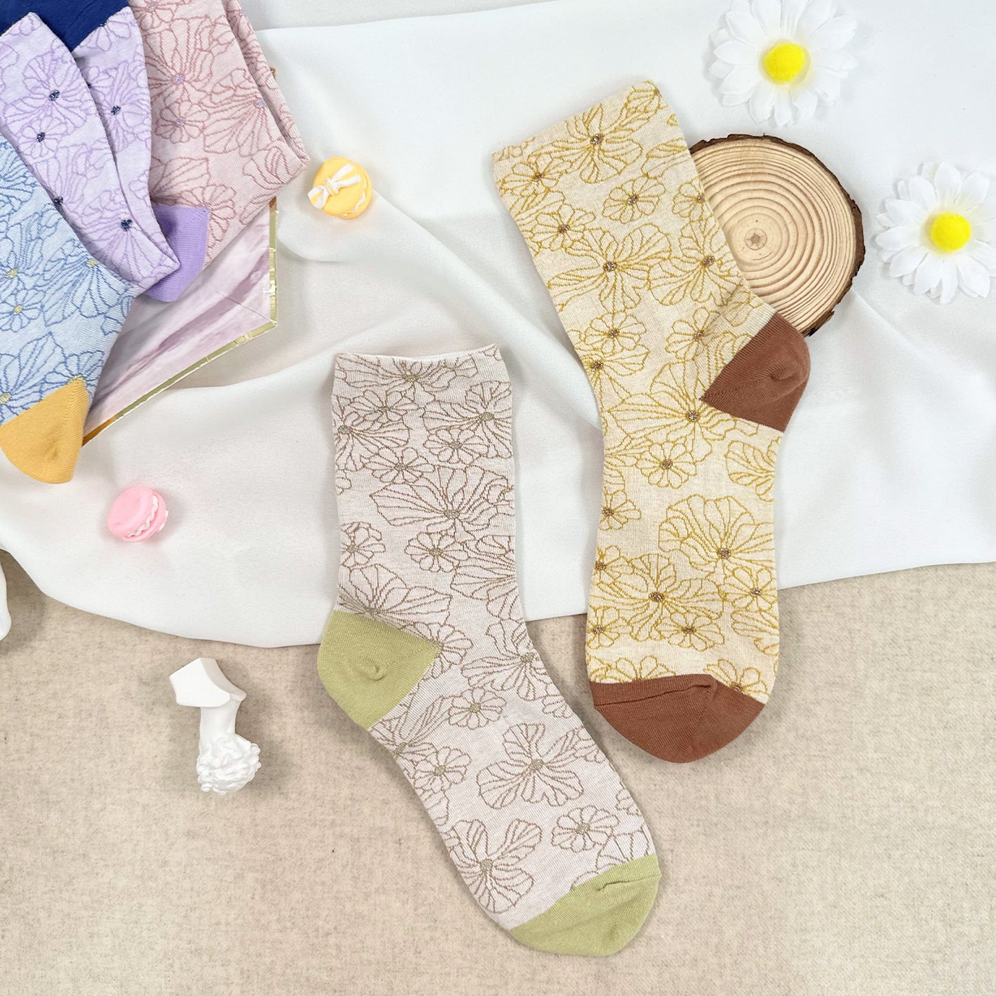 Women's Crew Florence Flower Socks
