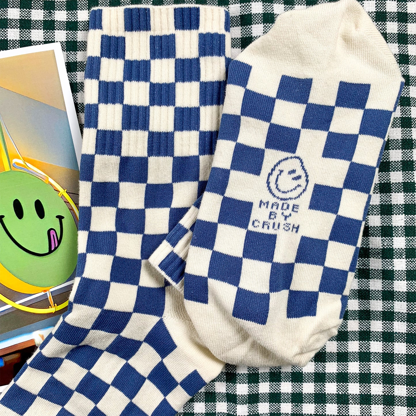 Women's Crew Crush Mini Checkerboard Socks