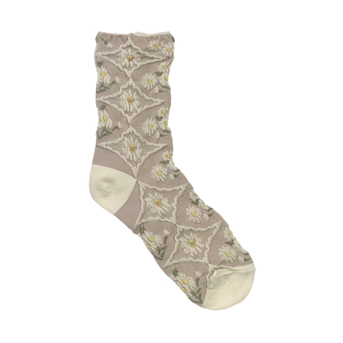 Women's Crew Mori Fleur Flower Socks