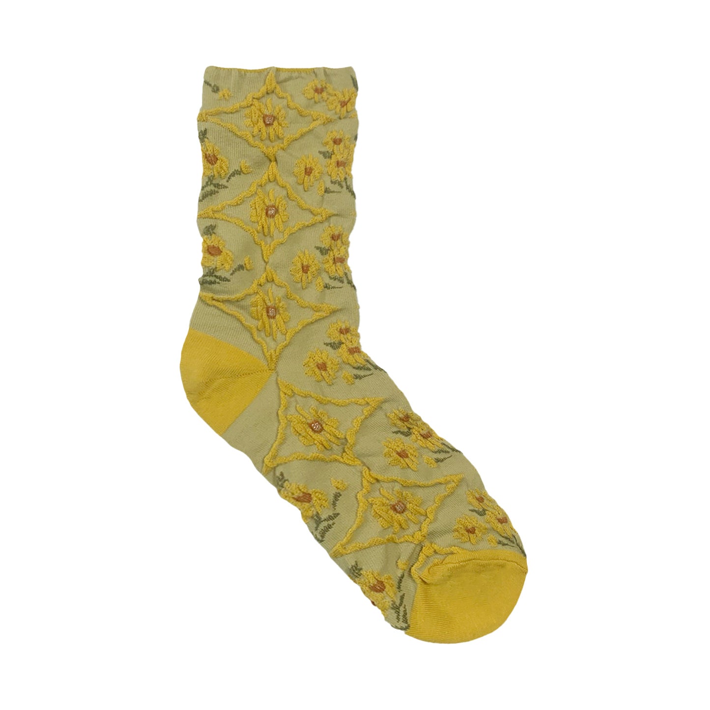 Women's Crew Mori Fleur Flower Socks