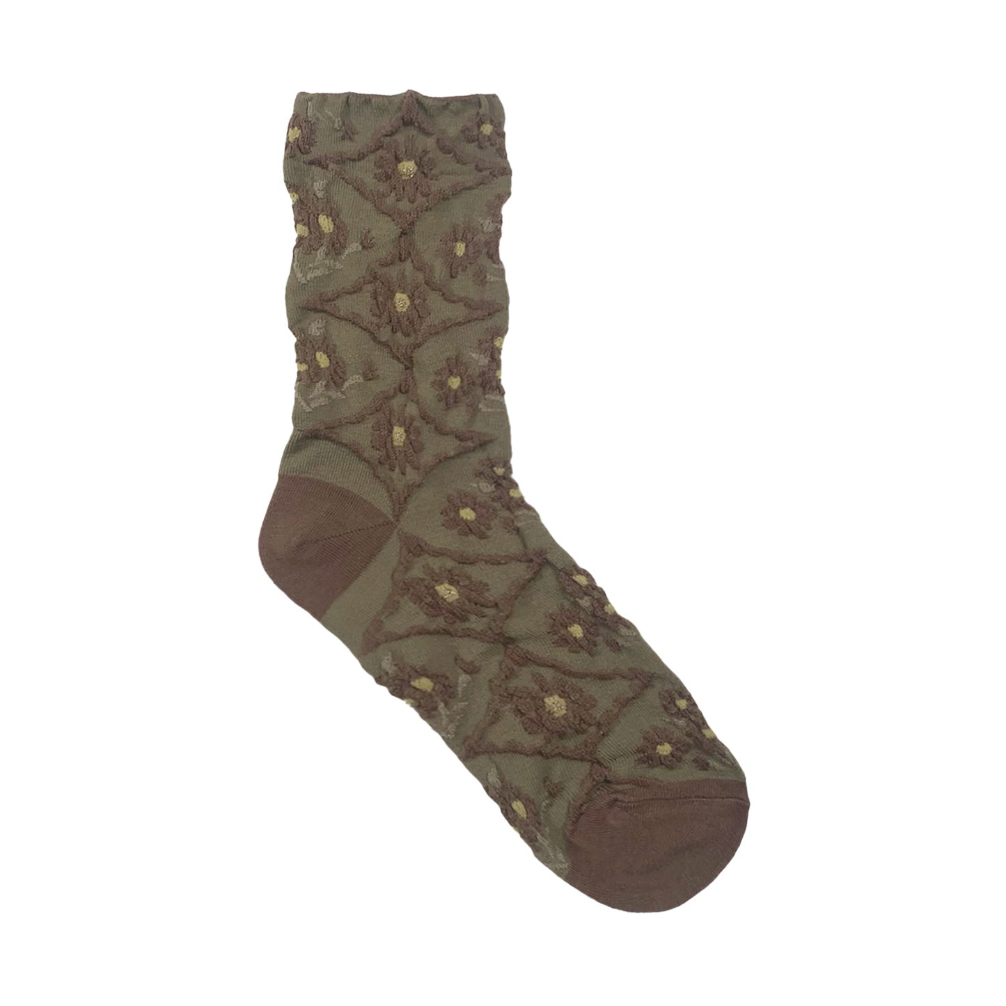 Women's Crew Mori Fleur Flower Socks