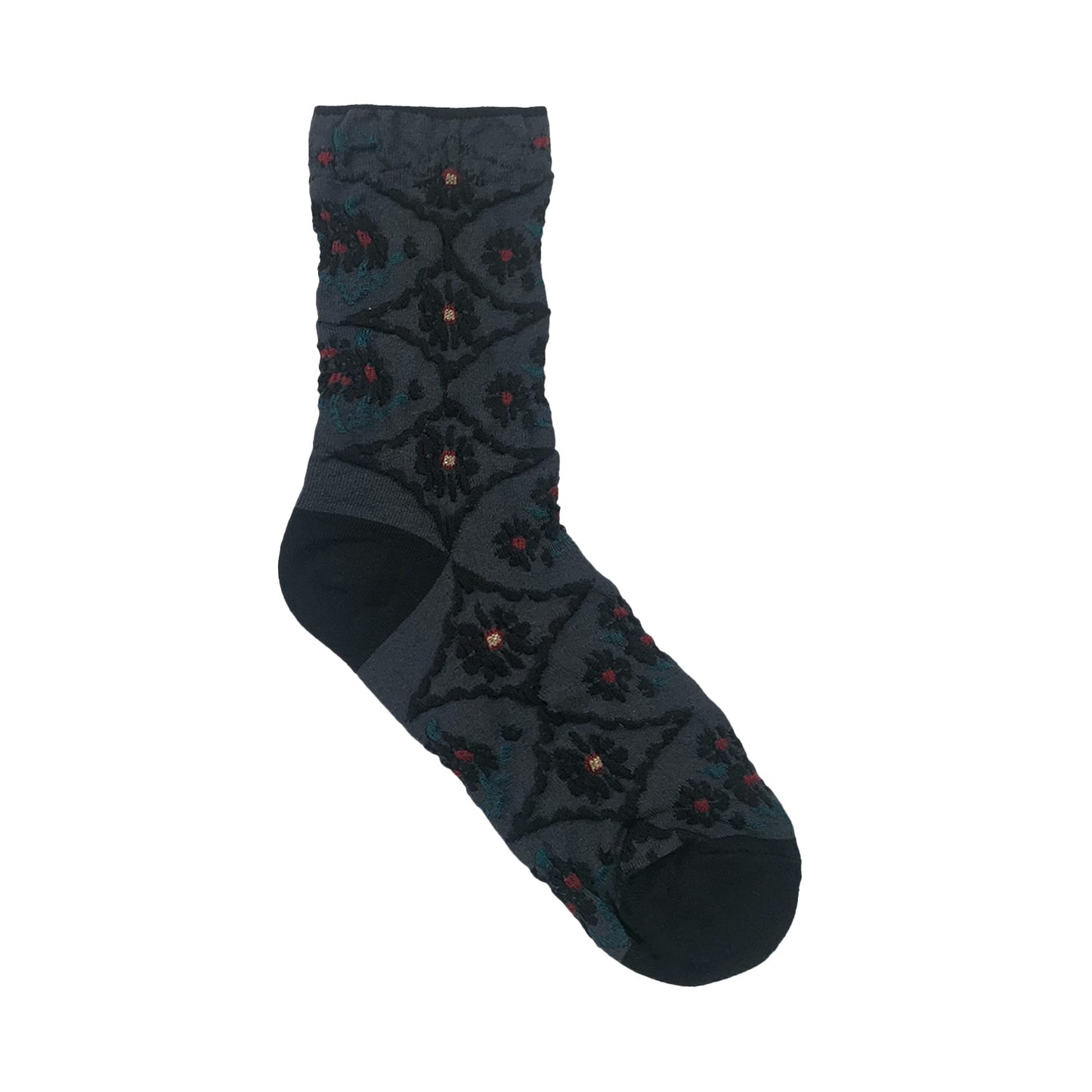 Women's Crew Mori Fleur Flower Socks