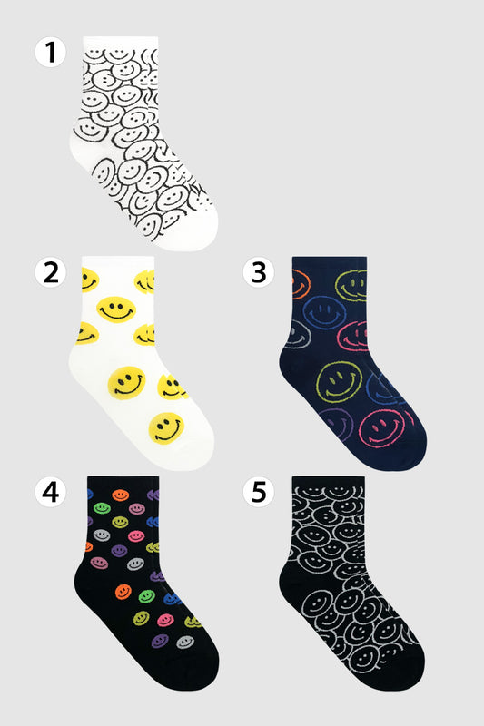Women's Crew Smile World Socks