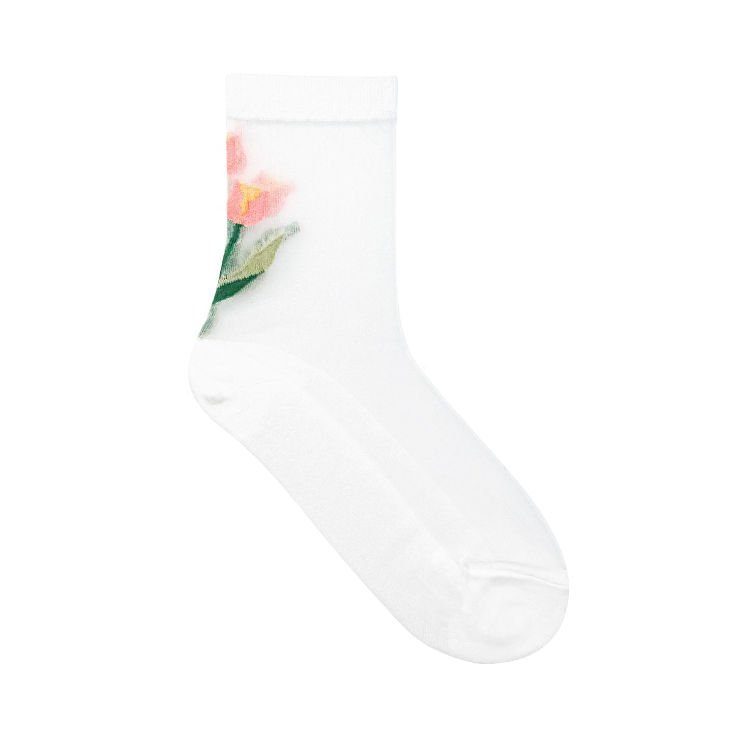 Women's Crew Tulip See-Through Socks