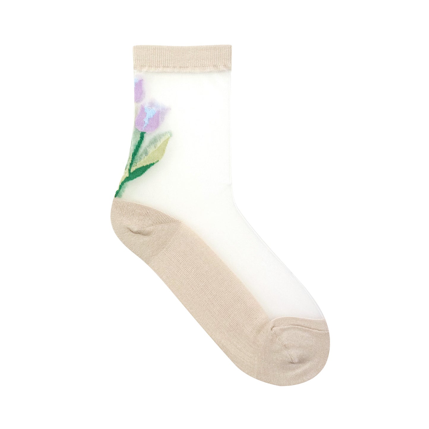 Women's Crew Tulip See-Through Socks