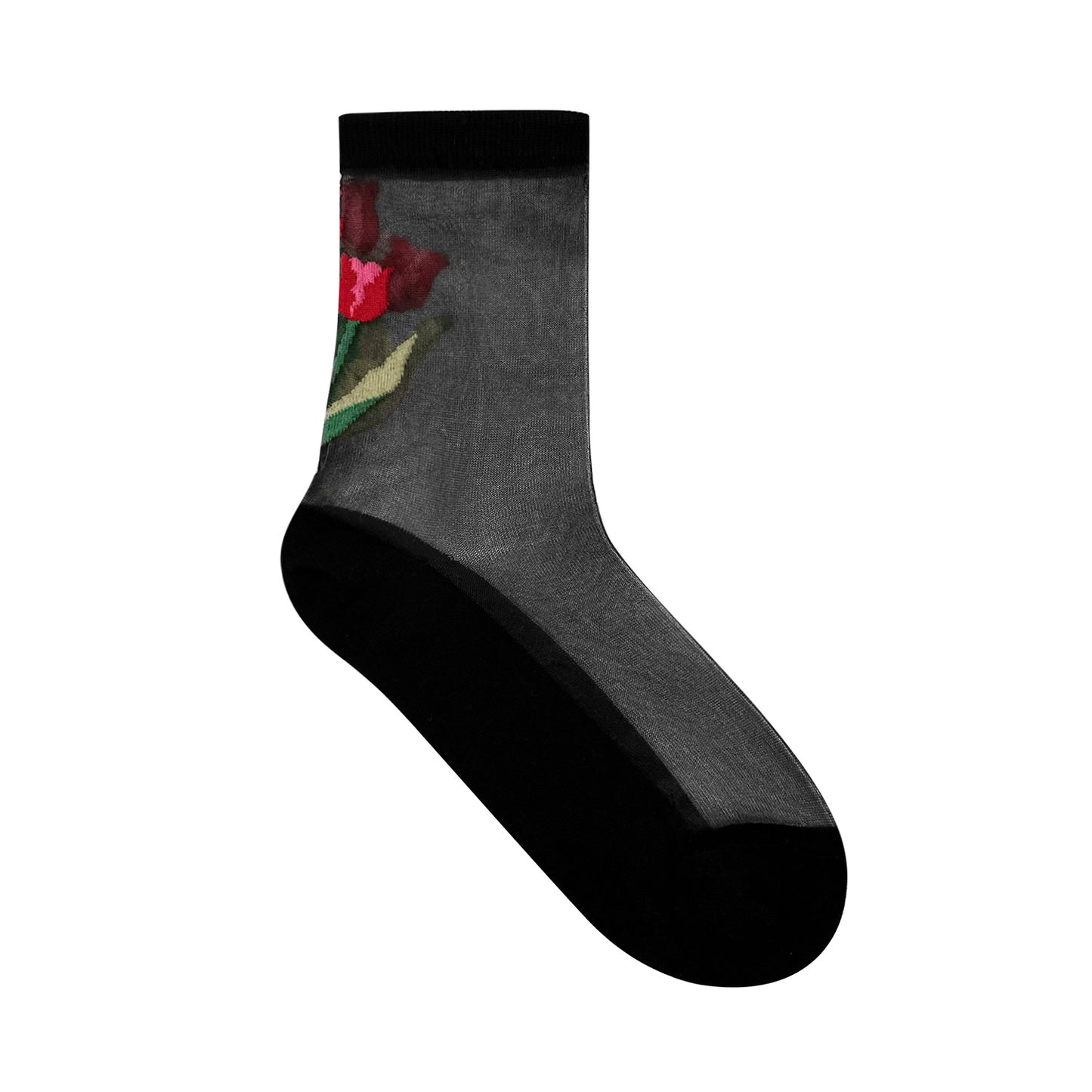 Women's Crew Tulip See-Through Socks