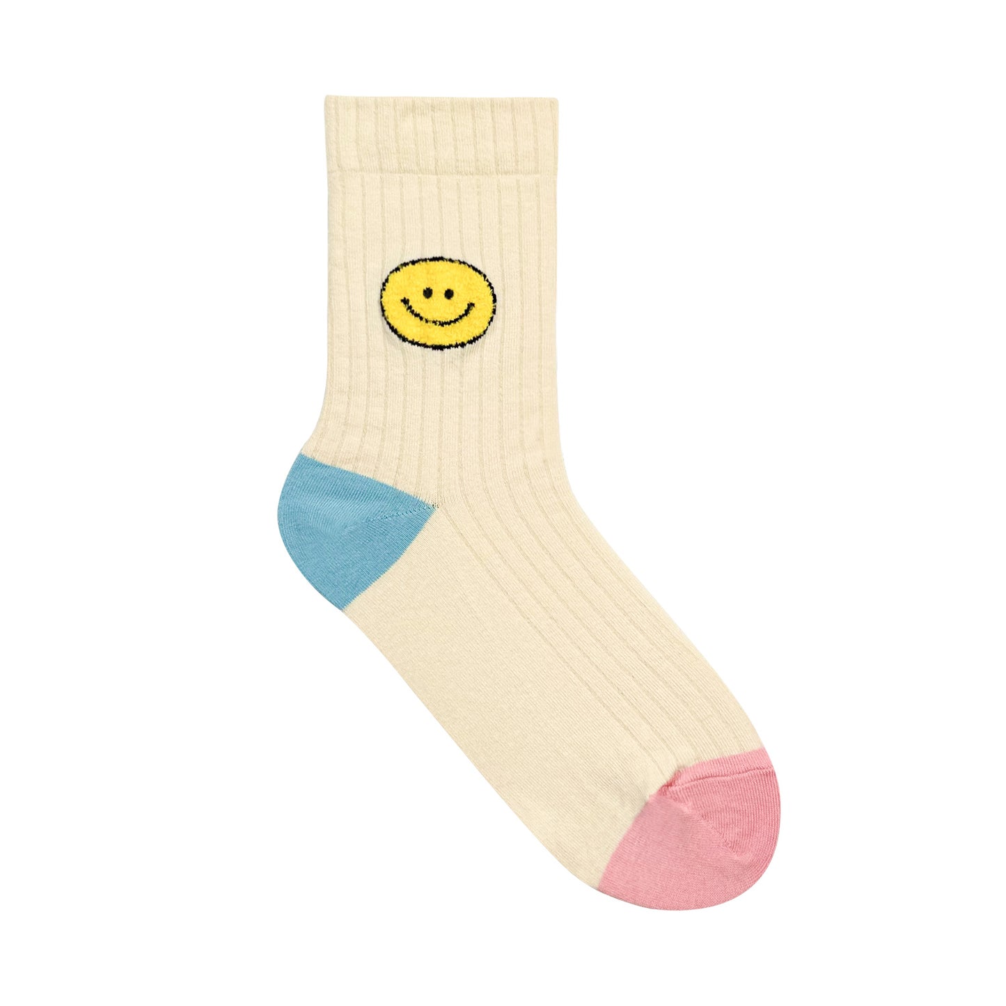 Women's Crew Color Smile Day Socks