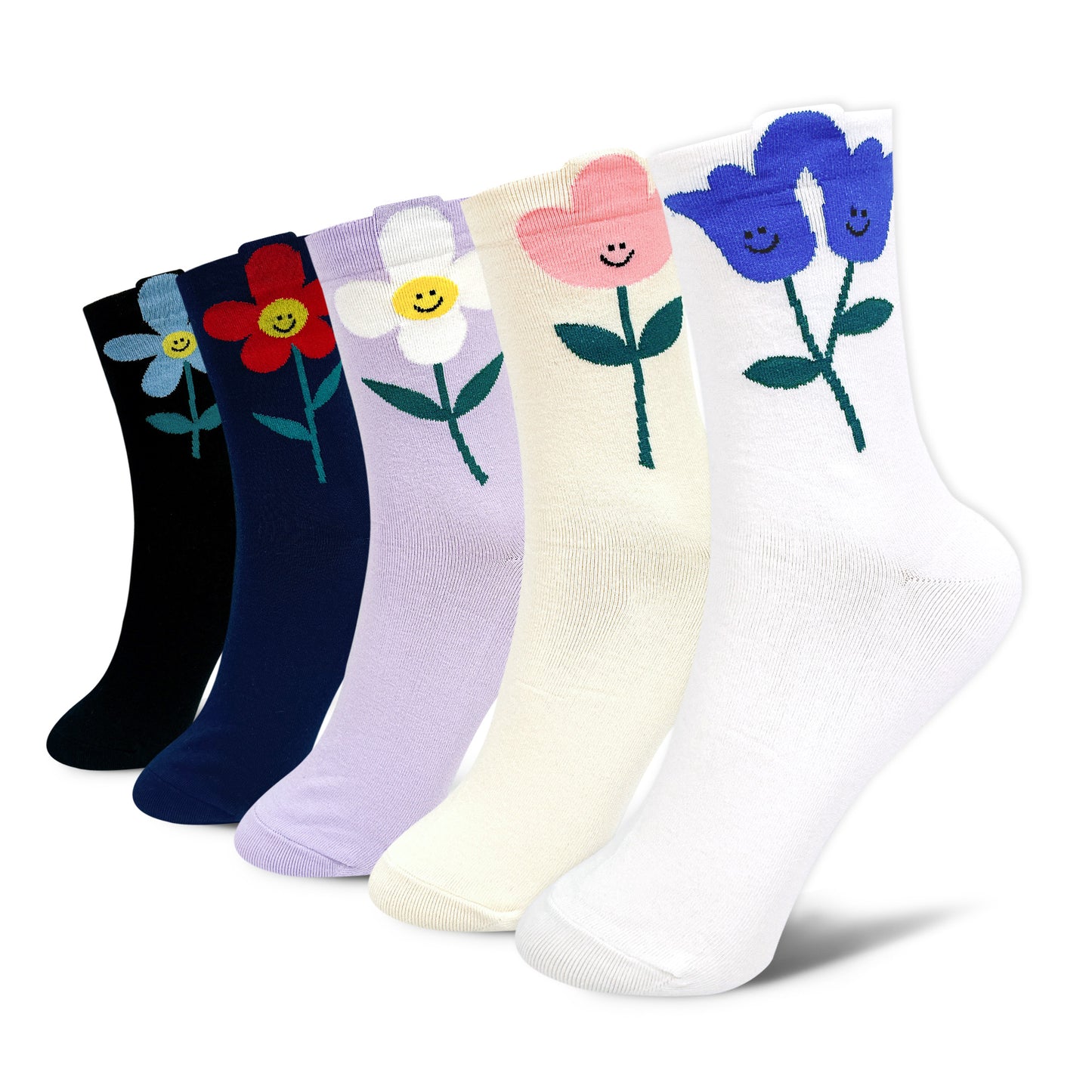 Women's Crew Kitsch Flower Socks