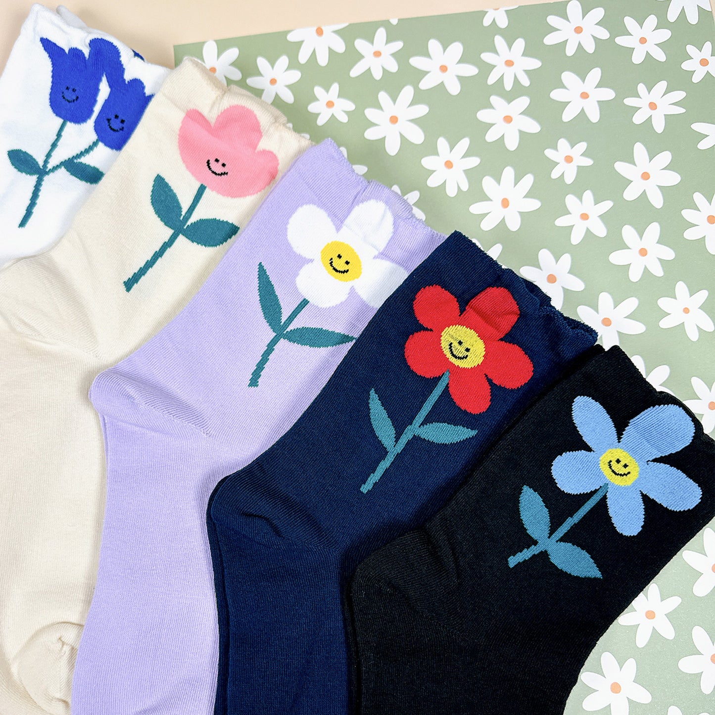 Women's Crew Kitsch Flower Socks