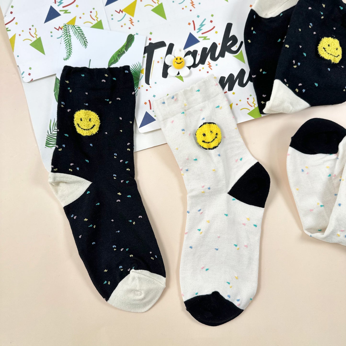 Women's Crew Chunky Smile Socks