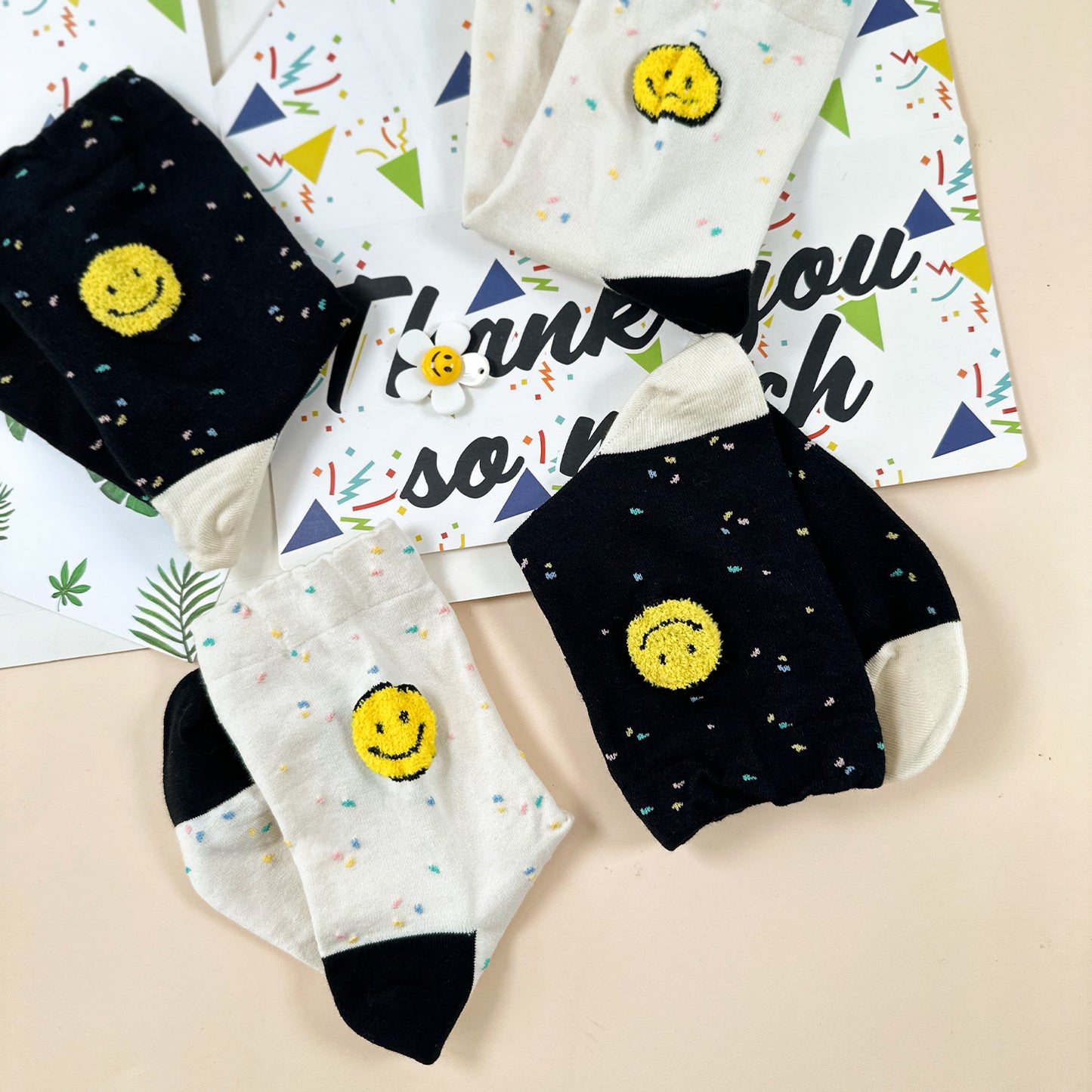 Women's Crew Chunky Smile Socks