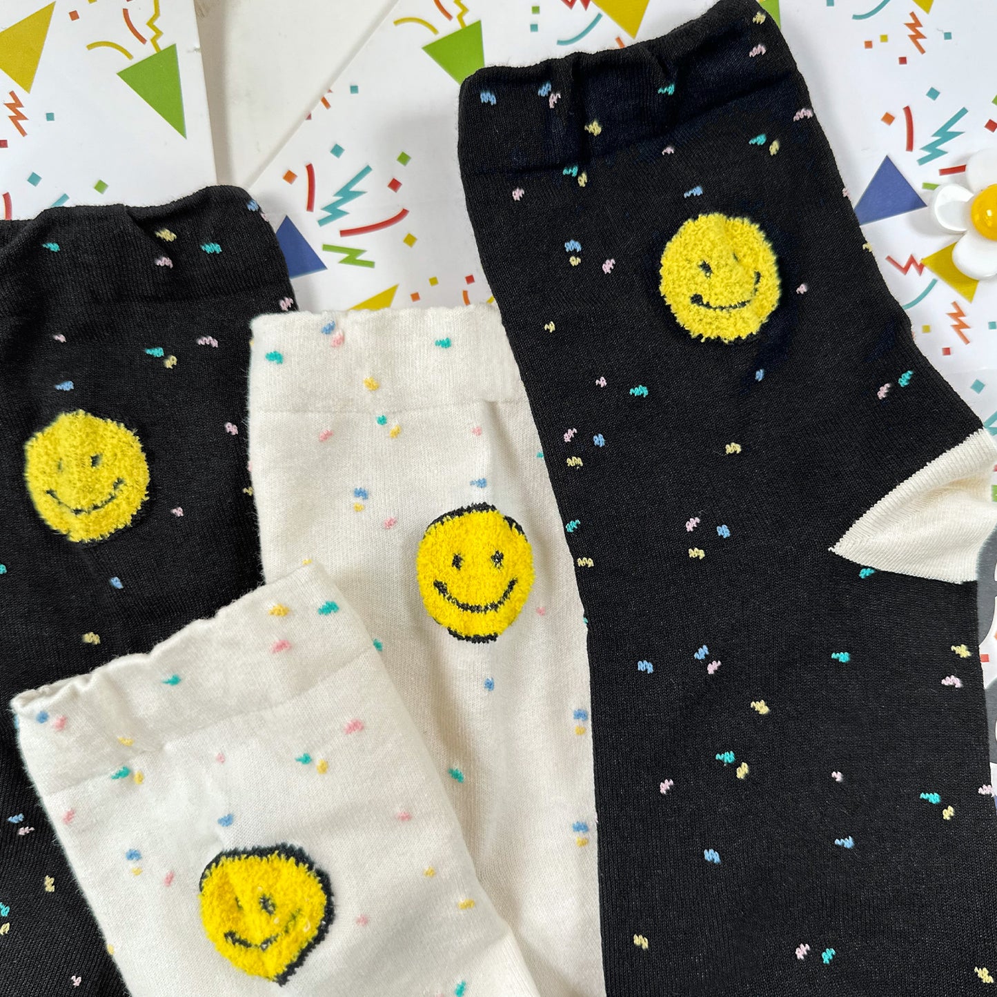 Women's Crew Chunky Smile Socks