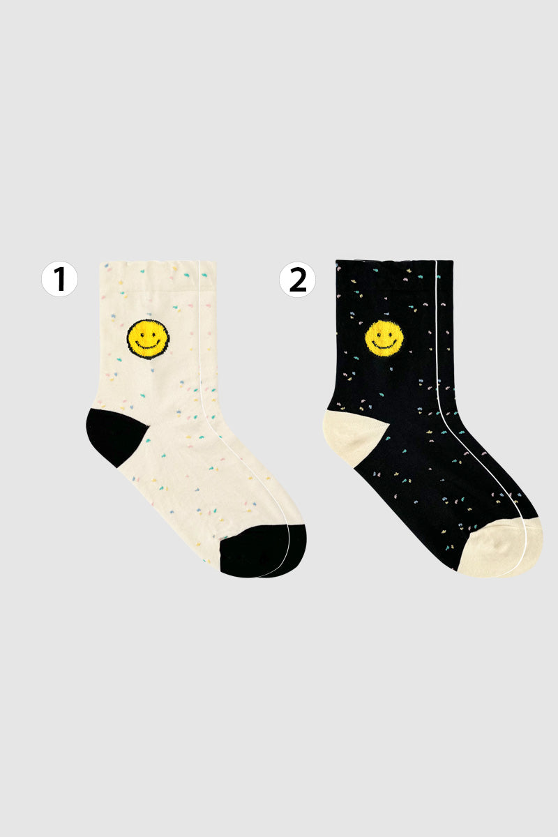 Women's Crew Chunky Smile Socks