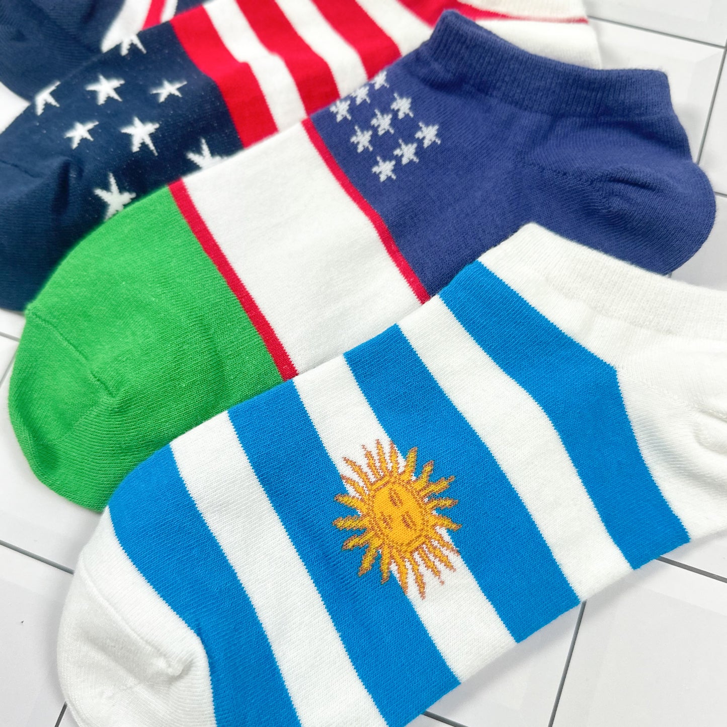 Women's Ankle Flag Socks