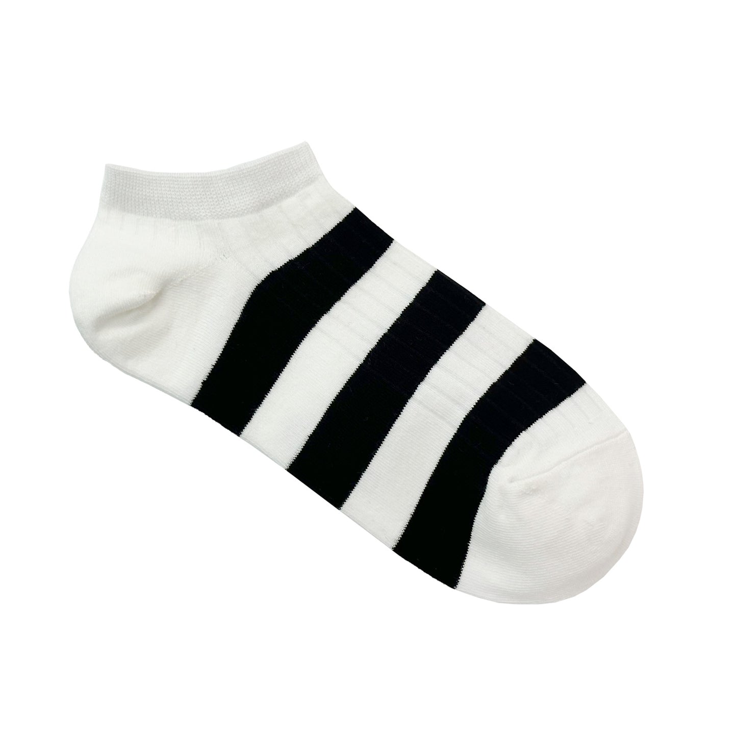 Women's Ankle Stripe Pleat Socks