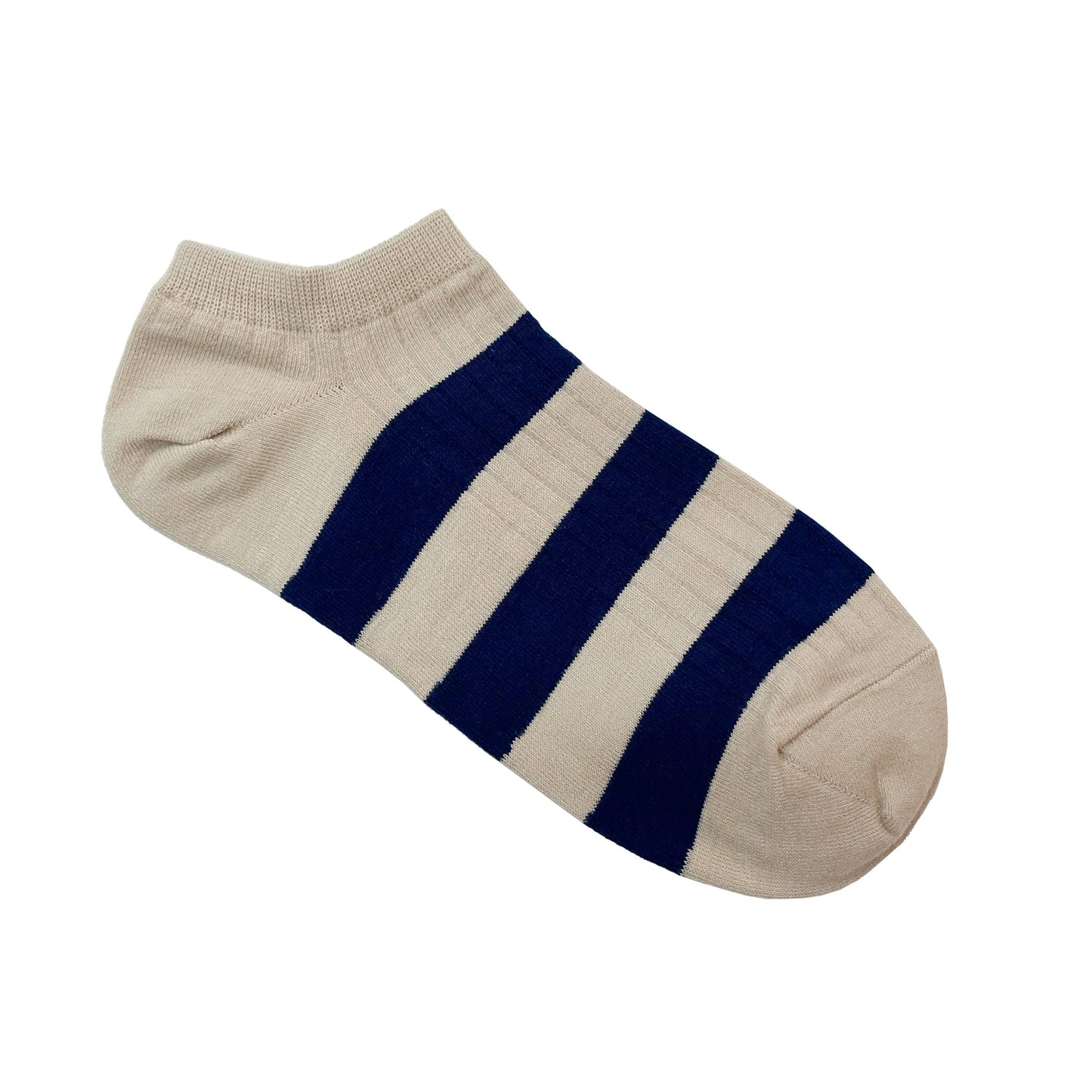 Women's Ankle Stripe Pleat Socks