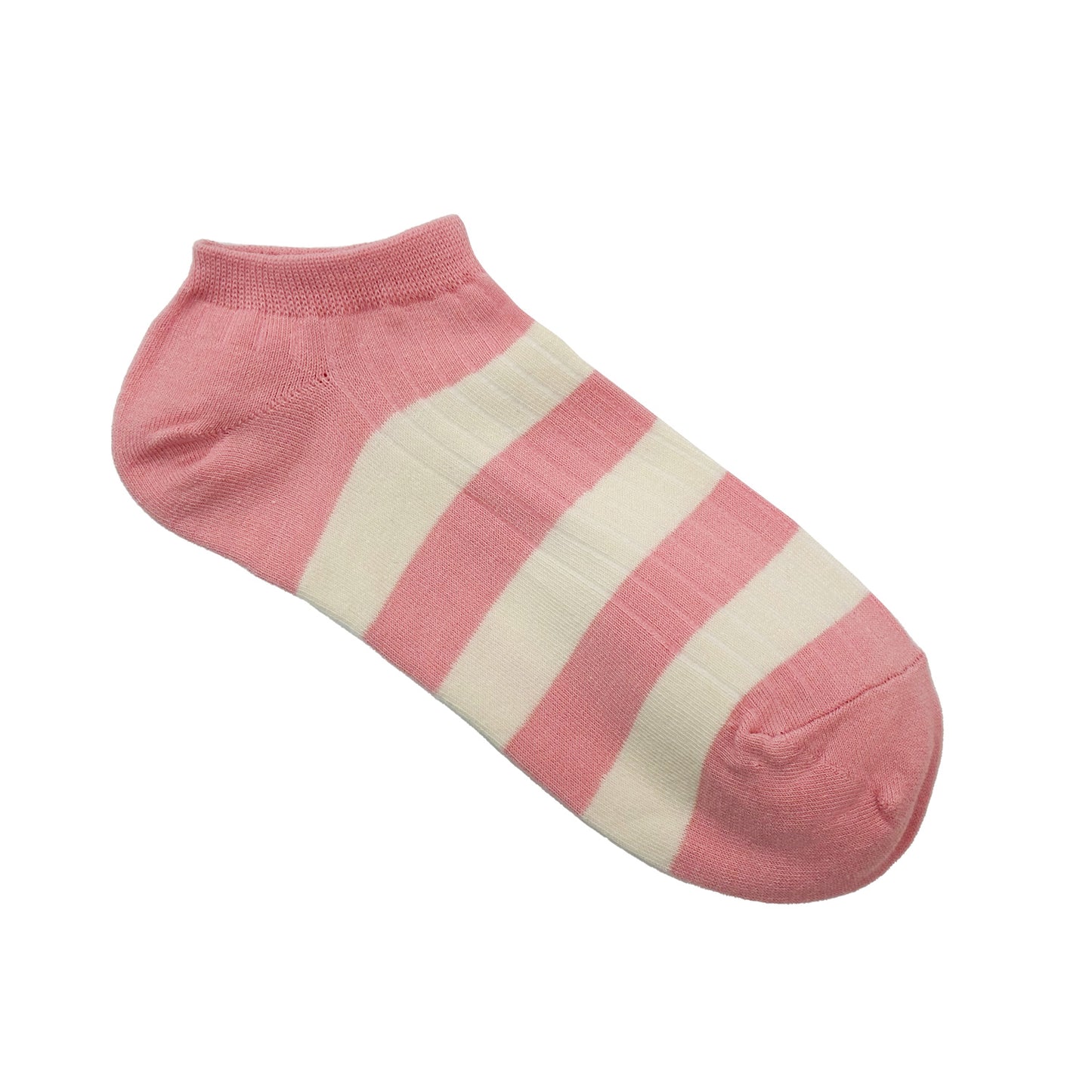 Women's Ankle Stripe Pleat Socks