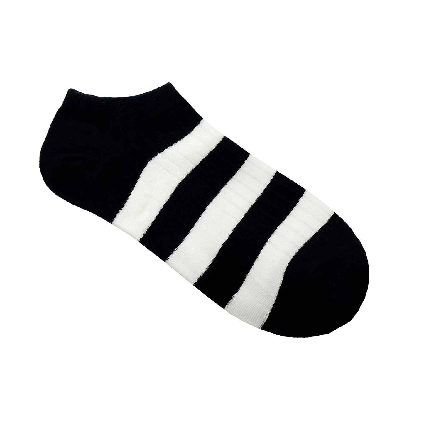 Women's Ankle Stripe Pleat Socks