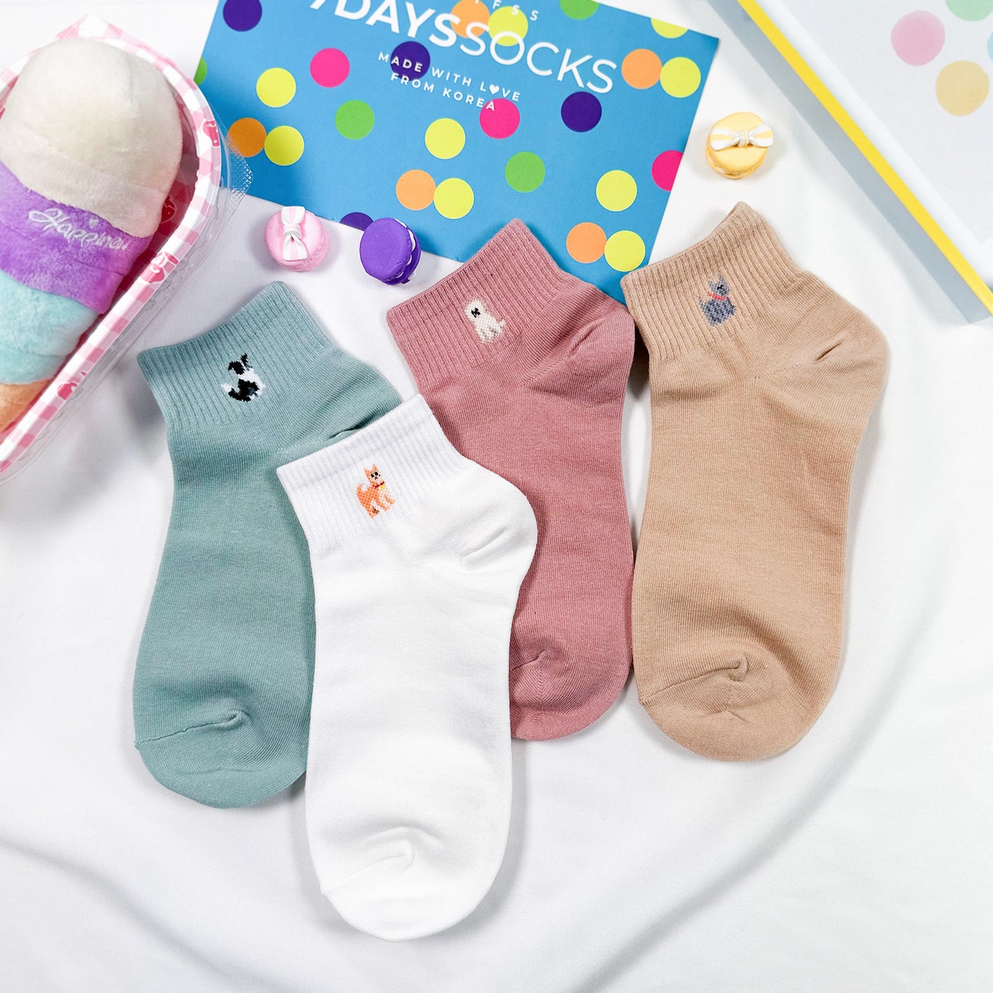 Women's Crew Puppy Land Socks