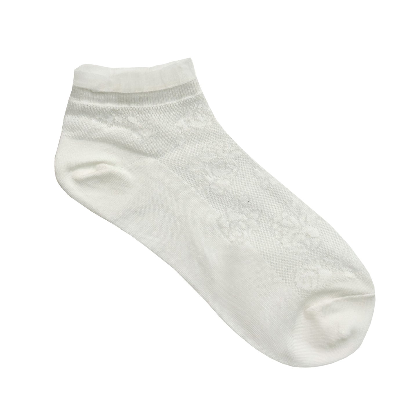 Women's Ankle See-Through Rose Socks