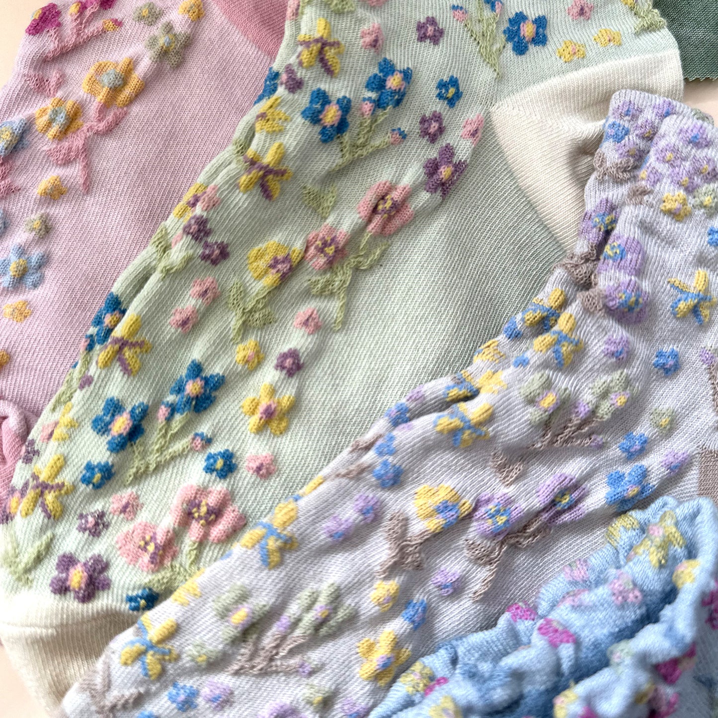Women's Ankle Harga Garden Flower Socks
