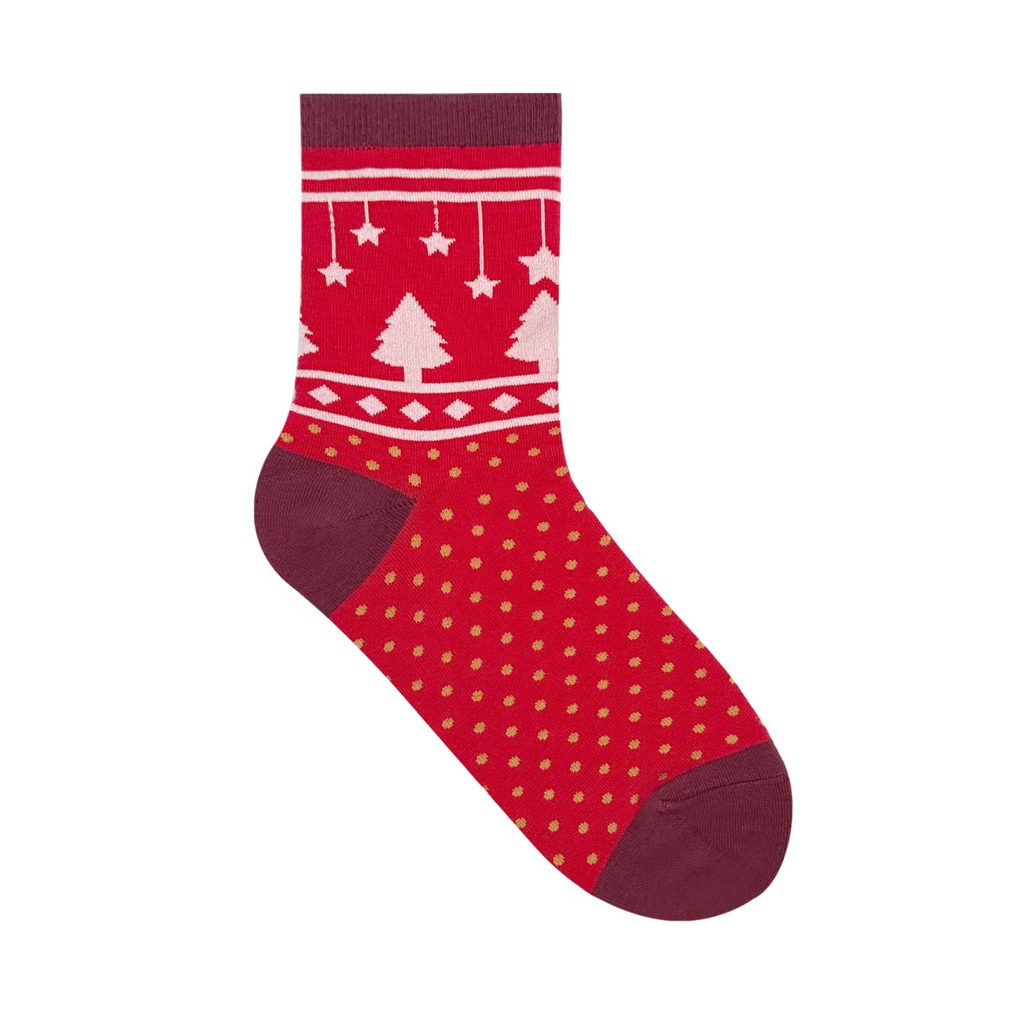 Women's Crew Christmas Tree Farm Socks
