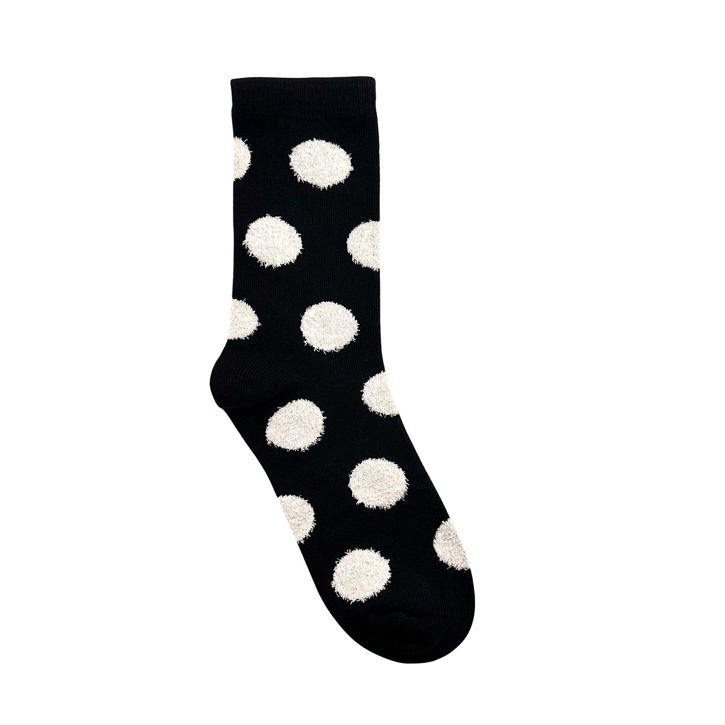 Women's Crew Winter Fuzzy Dot Socks