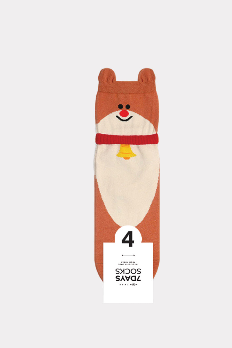 Women's Crew Santa Family Socks