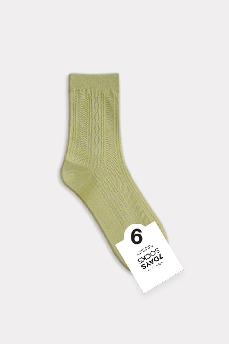Women's Crew Daily Fine Mesh See-Through Socks