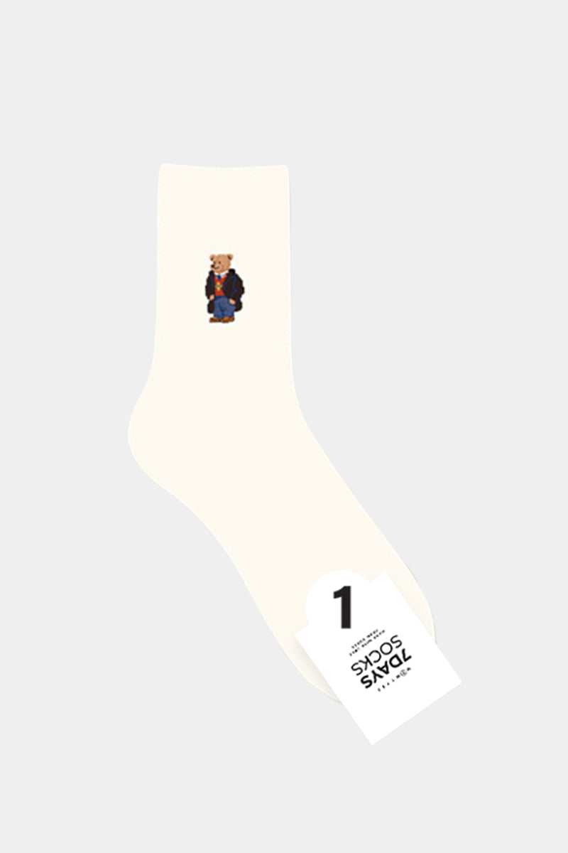 Men's Crew Dandy Bear Socks