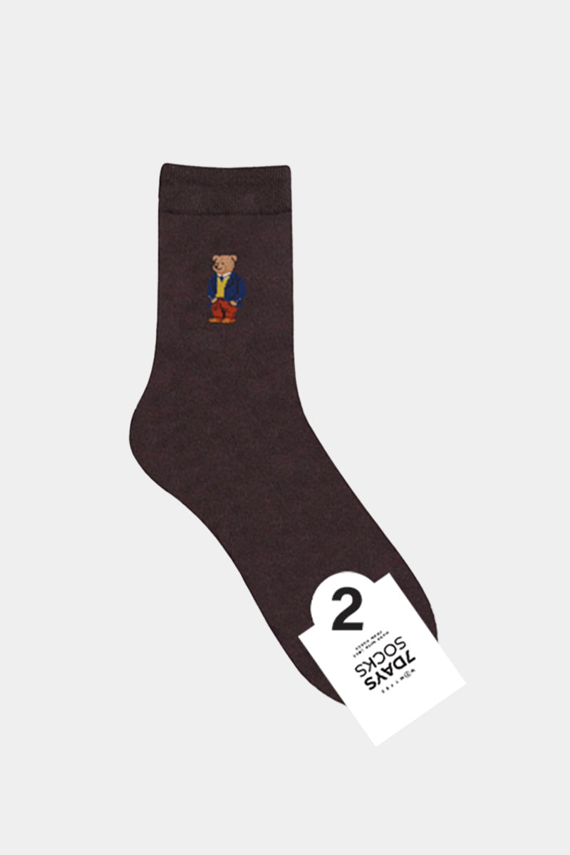 Men's Crew Dandy Bear Socks