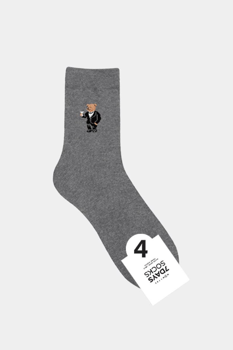 Men's Crew Dandy Bear Socks