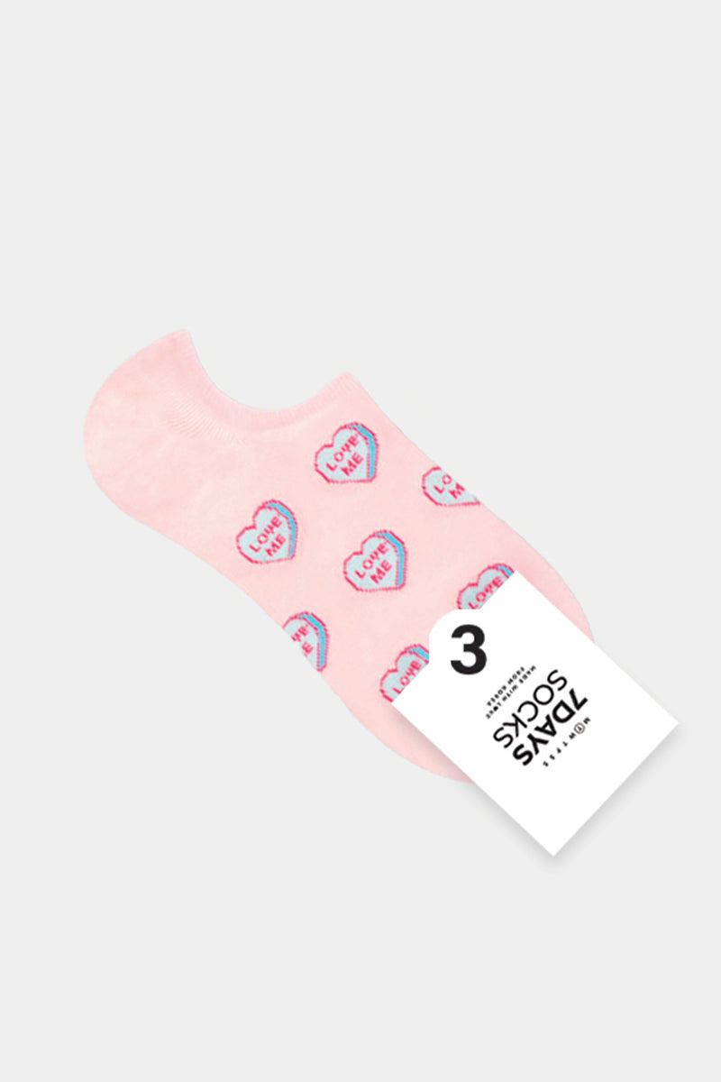 Women's Ankle Love Me Pattern Socks