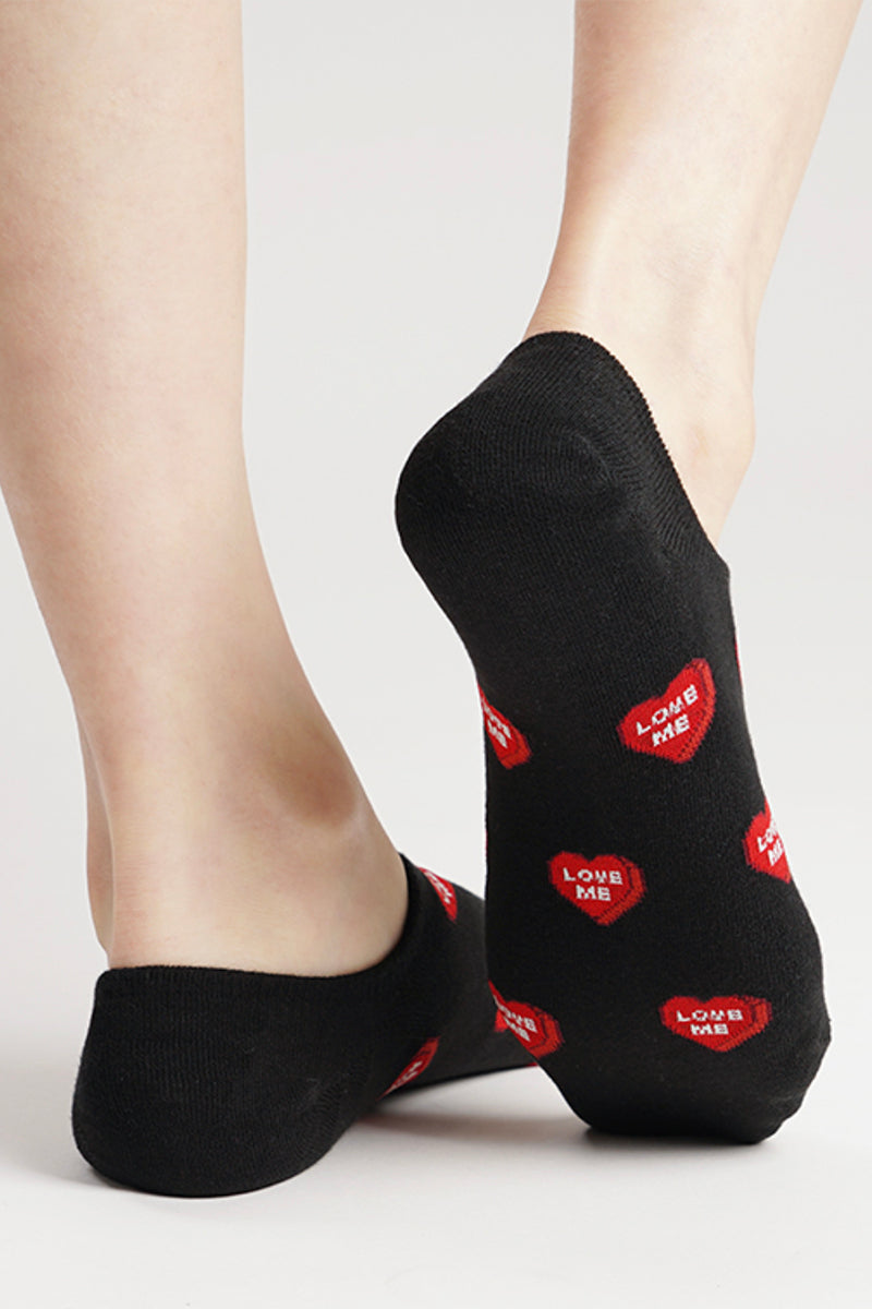 Women's Ankle Love Me Pattern Socks