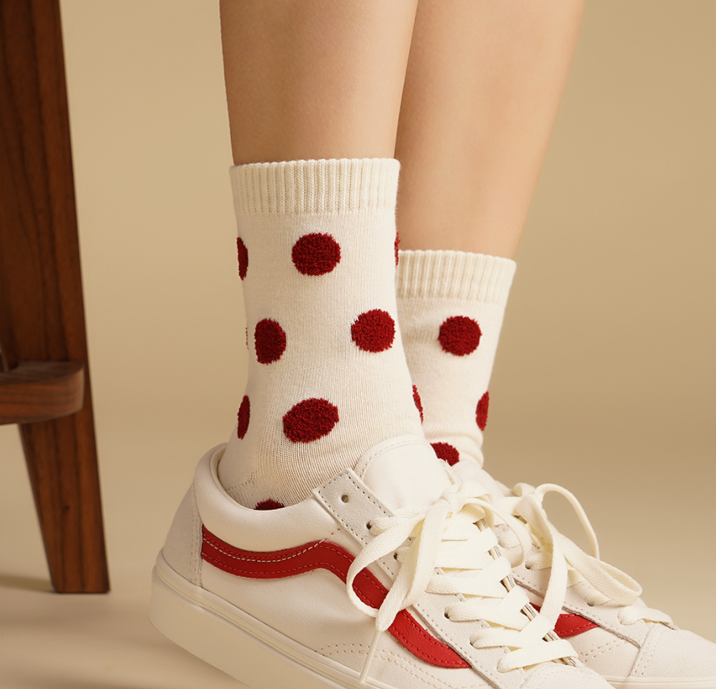 Women's Crew Tactel Dot Socks