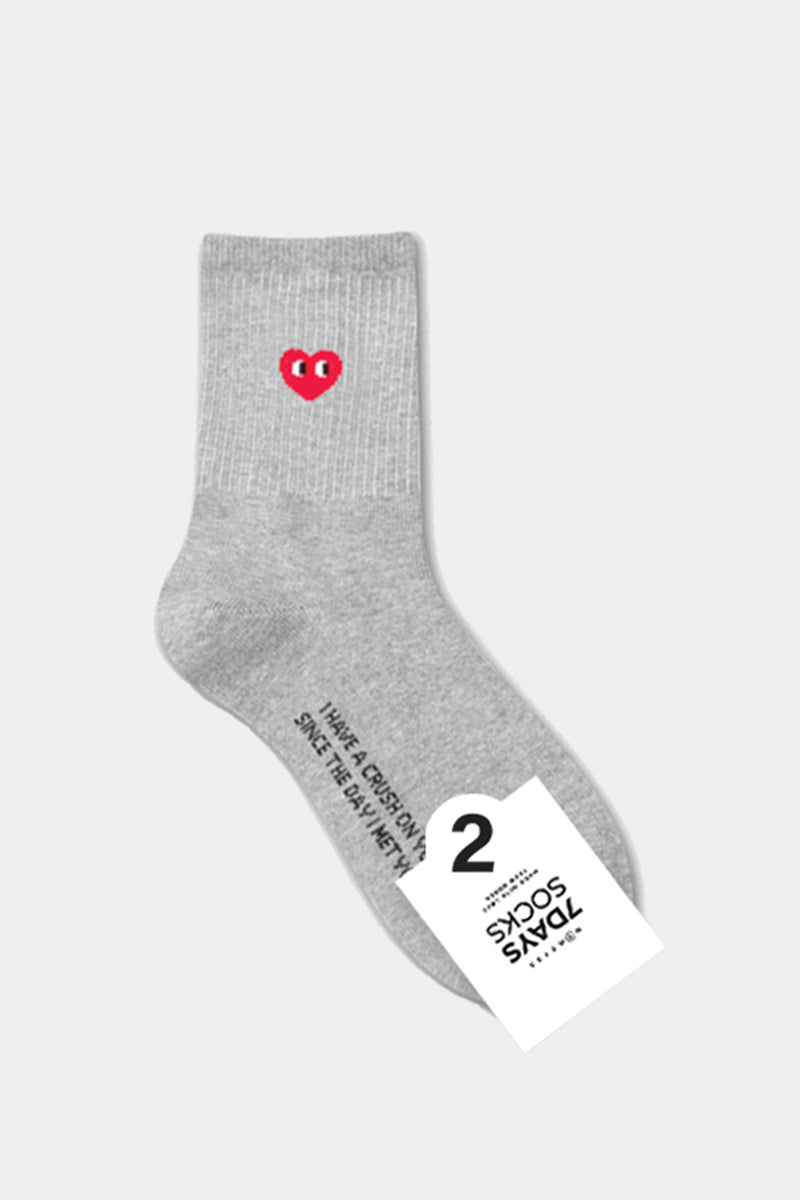 Women's Crew Baby Heart Socks