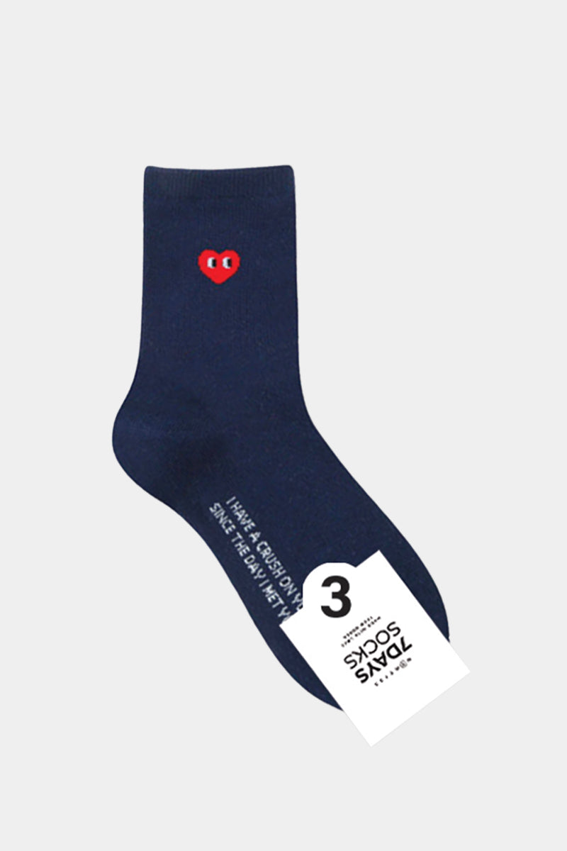 Women's Crew Baby Heart Socks