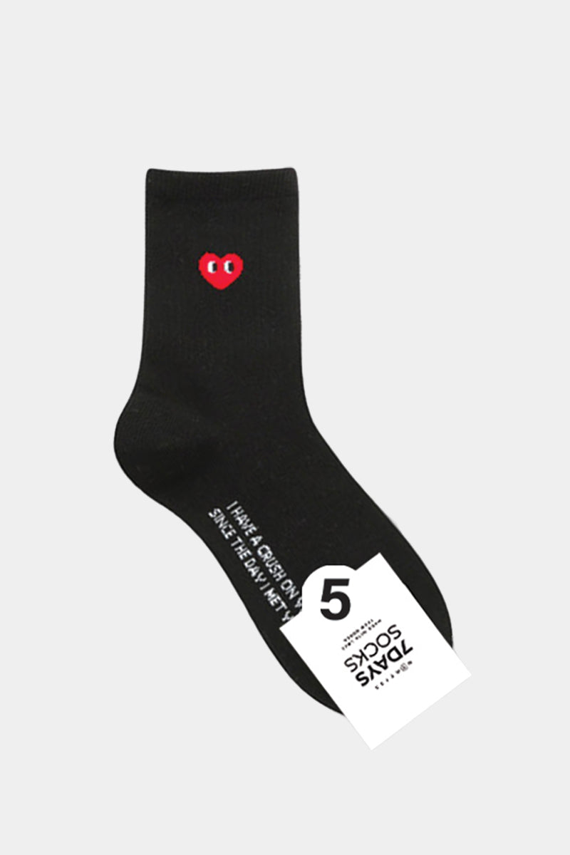 Women's Crew Baby Heart Socks