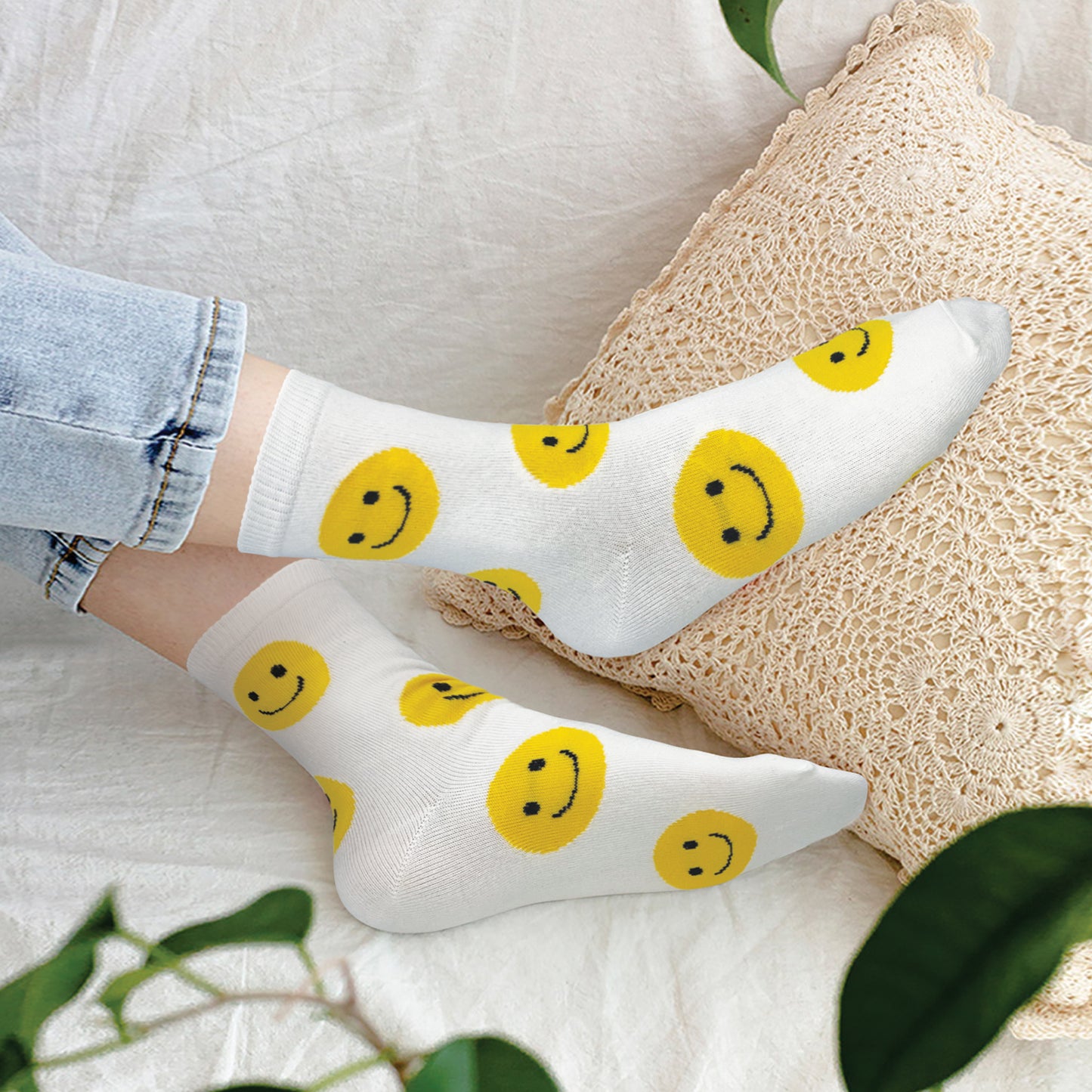 Women's Crew Big Pattern Socks