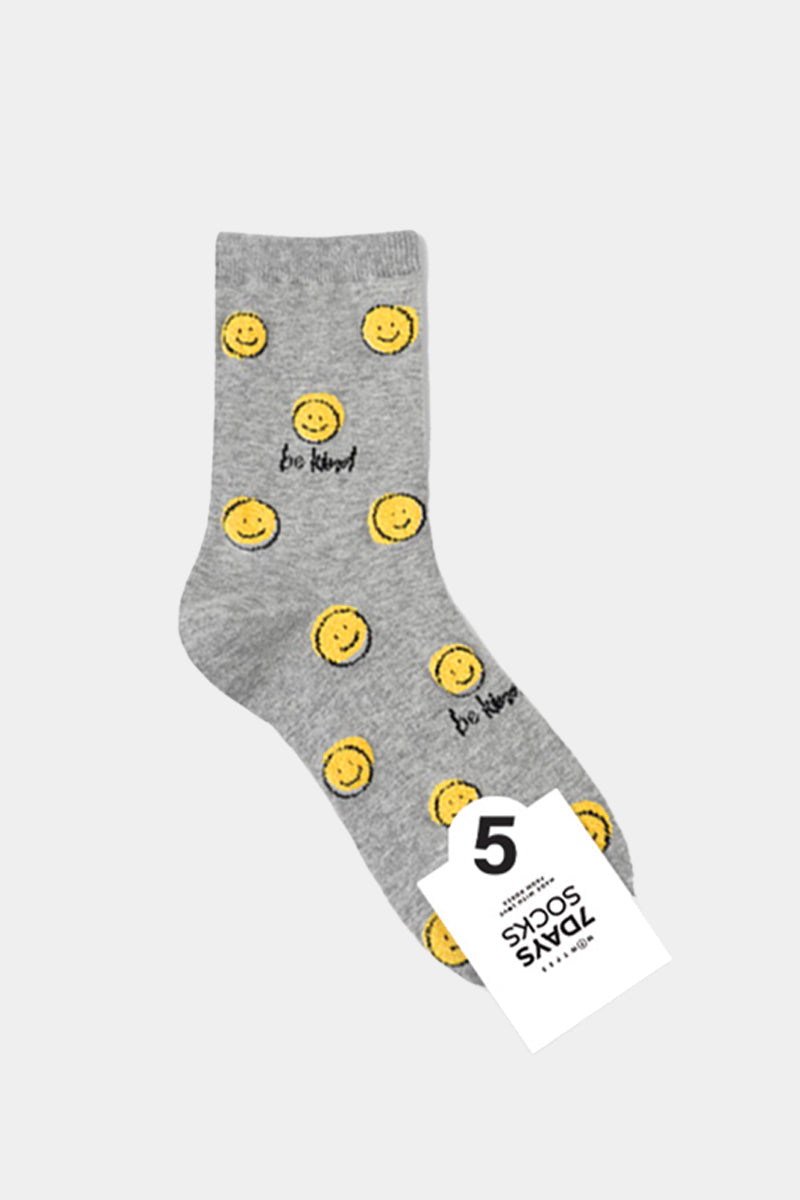 Women's Crew Random Smile Socks