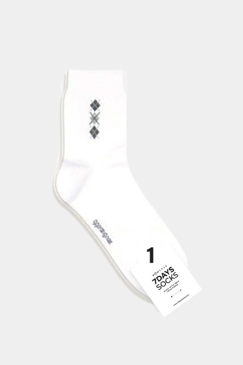 Men's Crew 3 Argyle Socks