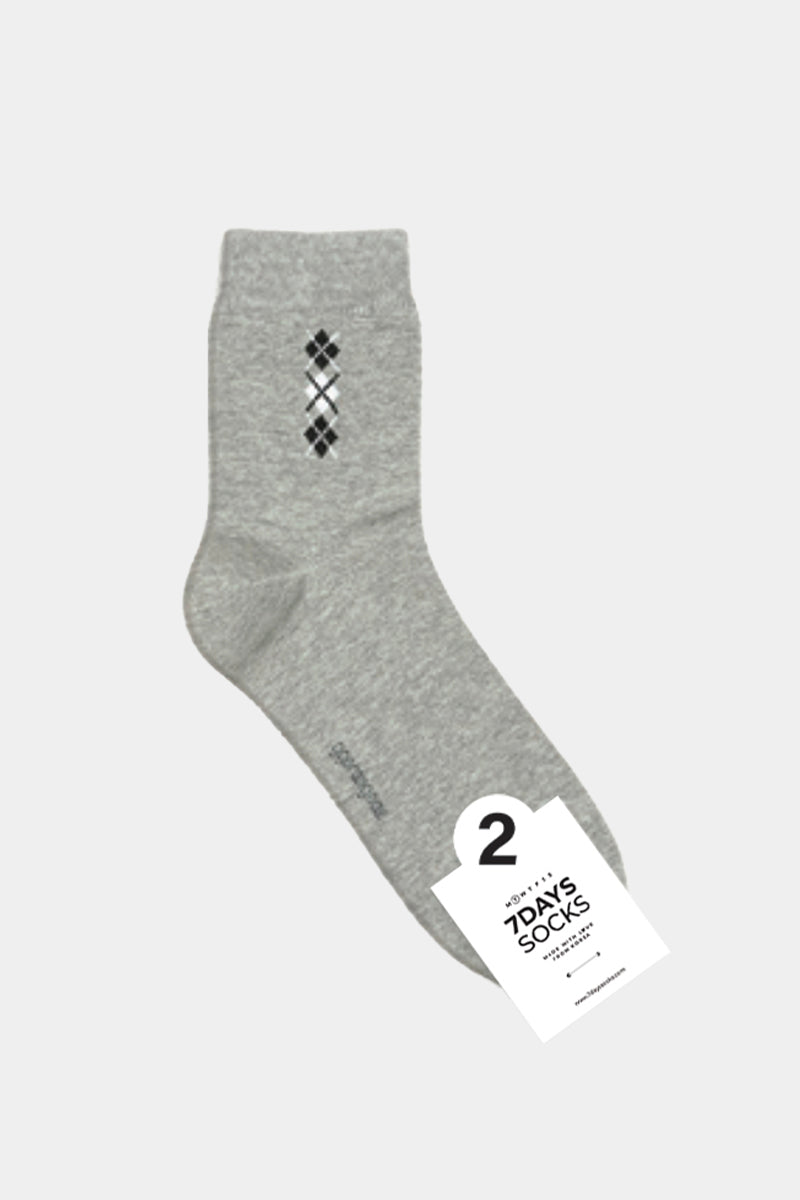 Men's Crew 3 Argyle Socks