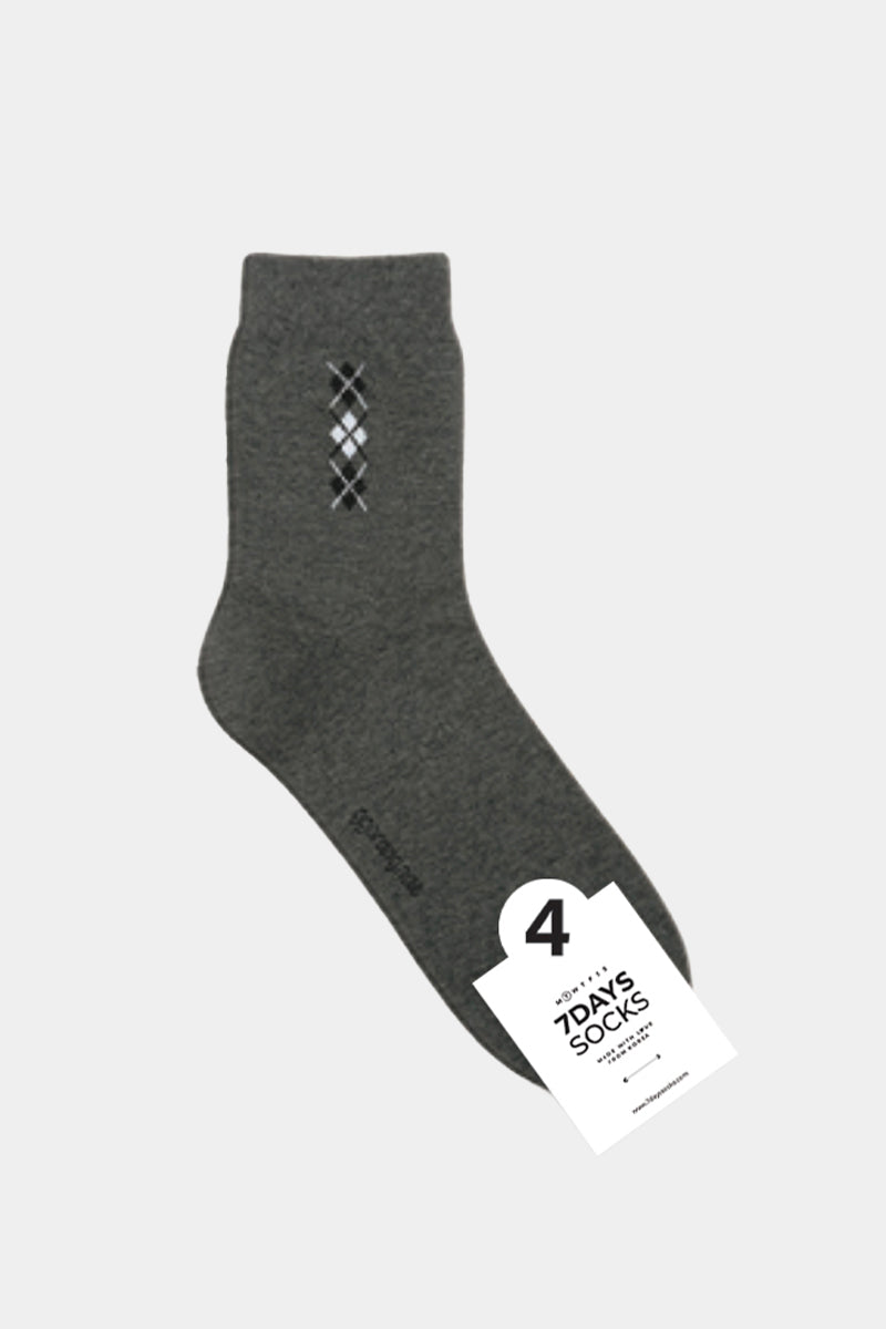 Men's Crew 3 Argyle Socks